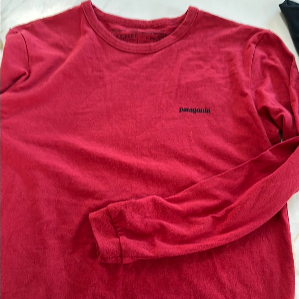 Patagonia Vibrant Red Crewneck Shirt